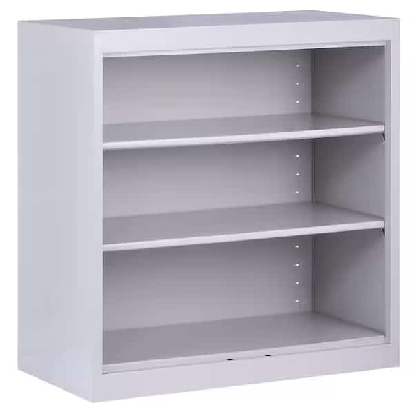 Bookcase, 36 in H, Dove Gray