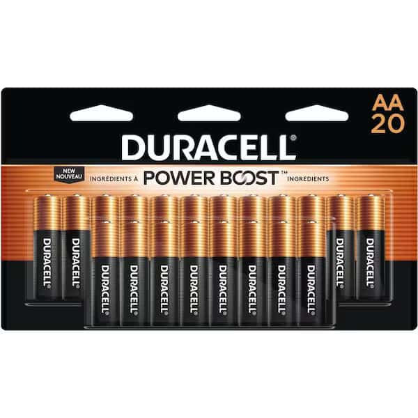 Alkaline Battery, AA 1.5V DC 20 PK