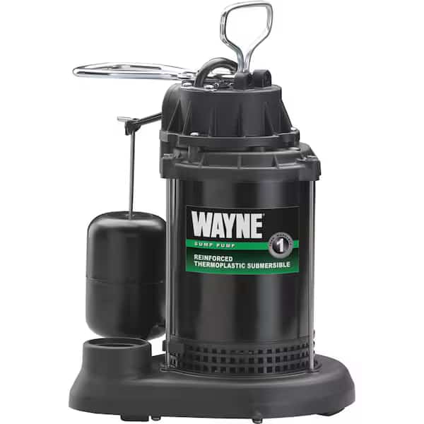 WAYNE SPF50 Sump Pump, 120 V, 10 A, 1-1/2 in Outlet, 4300 gph