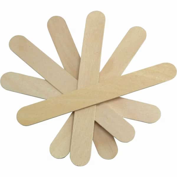 Medline Non-Sterile Tongue Depressors, Wood, 6" Length, 500/Box