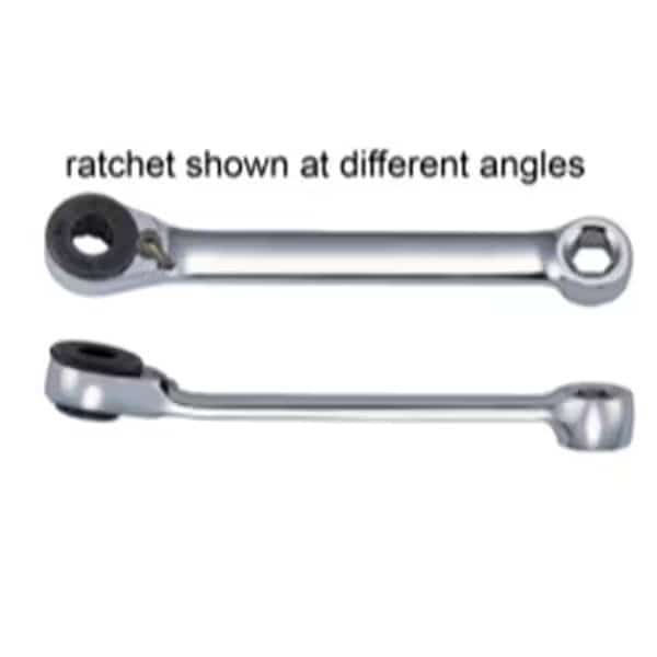 Hex Bit Ratchet, Double Ended, 1/4"