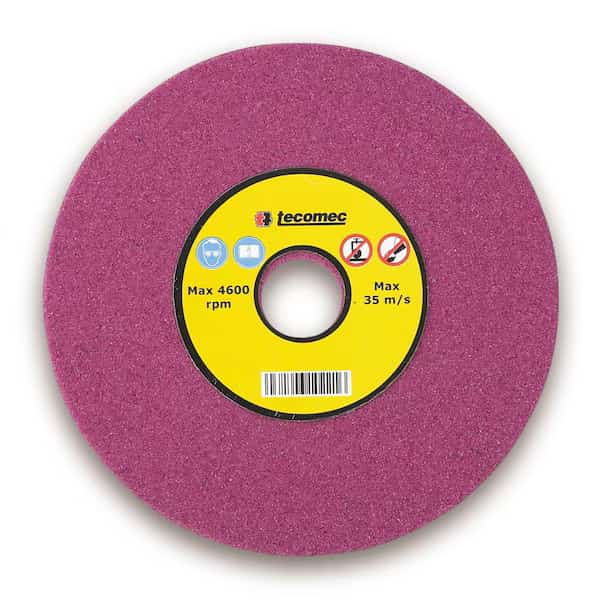Grinding Wheel 1/8" Chainsaw Chain Sharpening, 5-3/4" X 7/8" X 1/8", Ruby, 60 Medium Grit