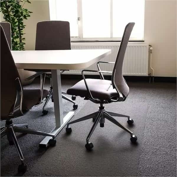 Advantagemat Vinyl Rectangular Chair Mat for Hard Floor - 48" x 79"