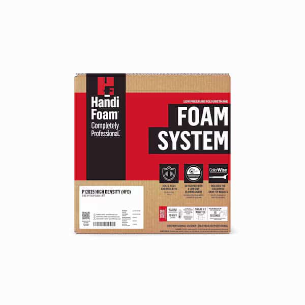 Spray Foam Sealant Kit, Straw Application Method 26.4 lb, Two Cylinders, Cream