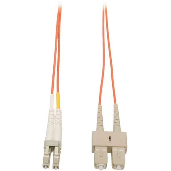 Fiber Optic Patch Cord, LC/SC, 3m, Orange, TRIPP LITE, Mfr# N316-03M