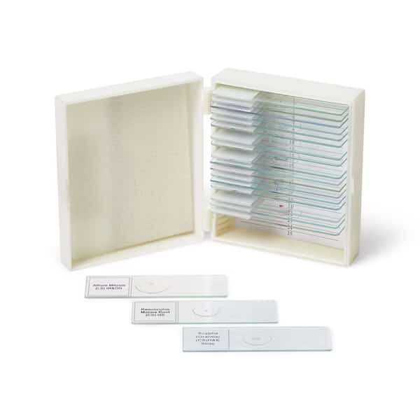 Biology Prepared Slide Set of 20, UNITED SCIENTIFIC, Mfr# SLD020