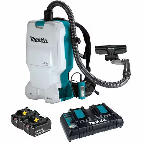Backpack Dry Vacuum, 18V, 1.6 gal.