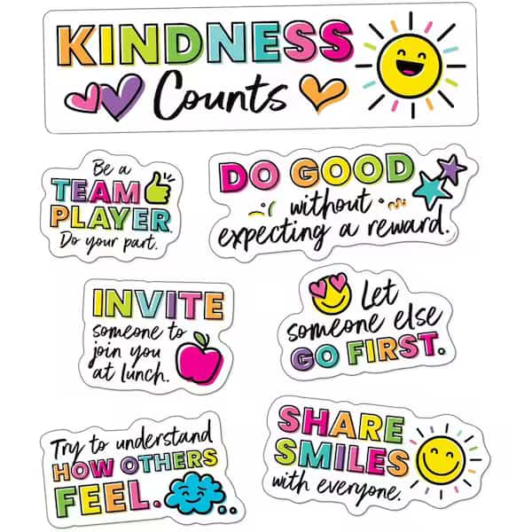 Kind Vibes Kindness Counts Mini Bulletin Board Set