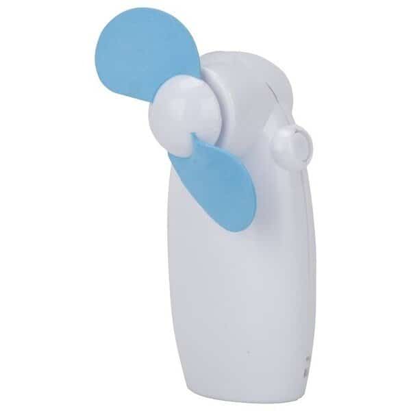 Handheld Portable Cooling Fan, 2Blade, 1Speed, 1 Speed, White