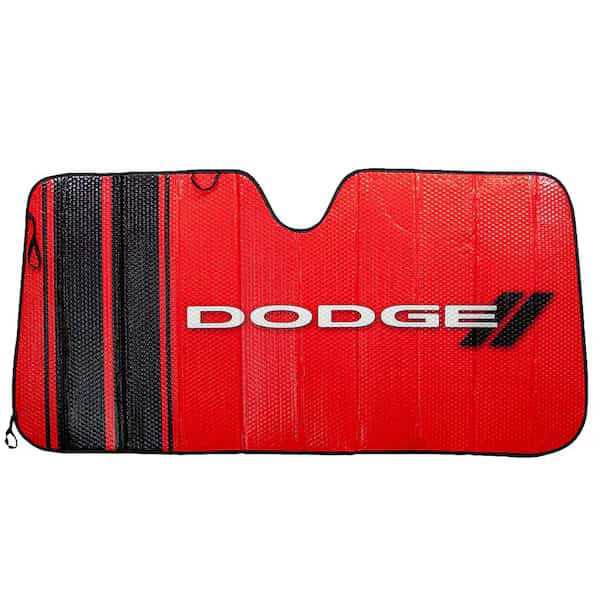 Removable Accordion Fold Universal 275 X 58 For Full Windshield Dodge Logo