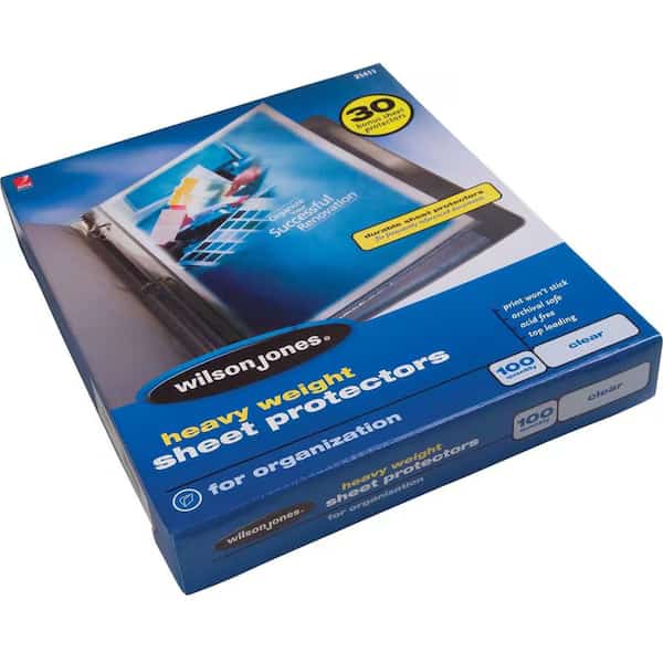 Sheet Protector, Heavy Weight, PK100
