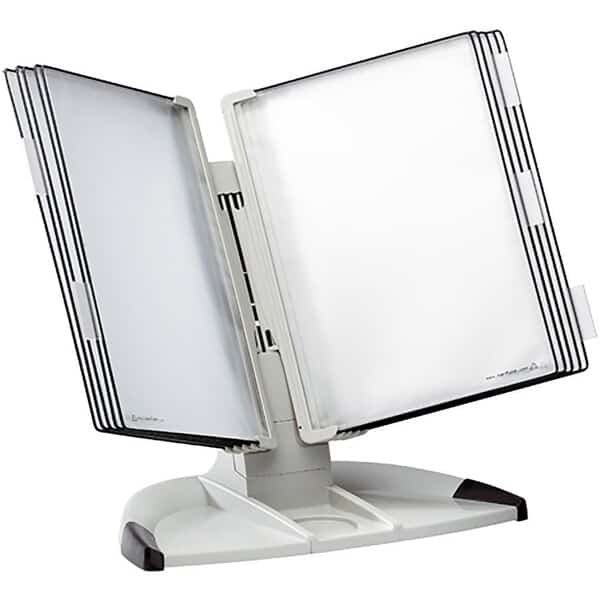 Desk Stand Starter Set,10 Pockets,Gray, Mfr#: TD271, TARIFOLD