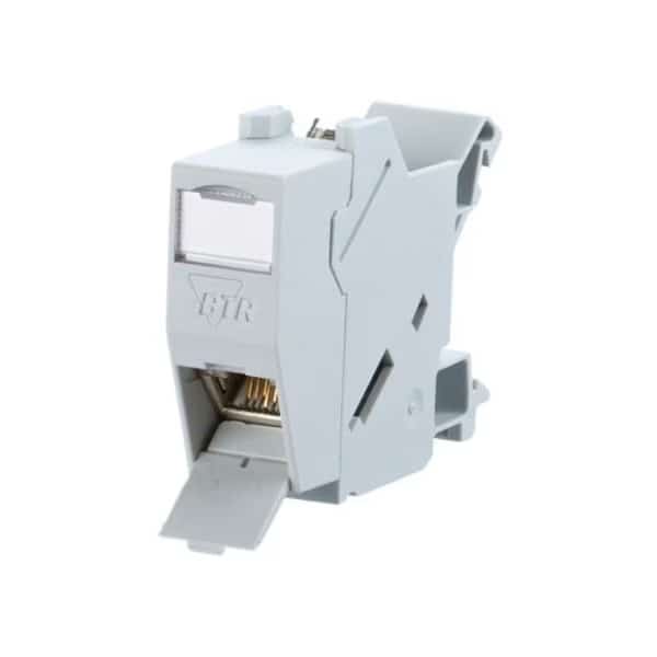 Rail-Mount Module, Light Gray, Poles 8
