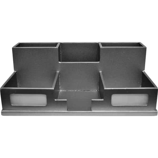 Desk Organizer, Silver