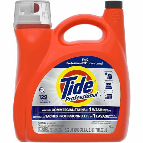 Laundry Detergent, Liquid, 1.3 gal, 4 pk