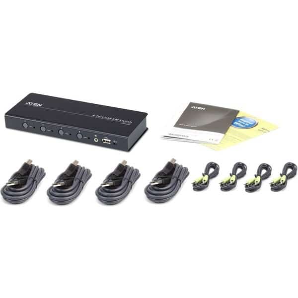 4-Port Usb Boundless Km Switch (Cables Included)