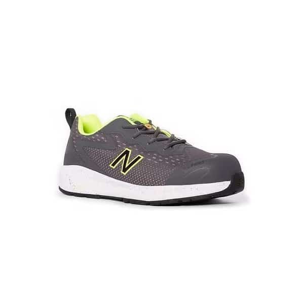 Men's Athletic Shoe, Gray/Lime, 13, MIDLOGIGR