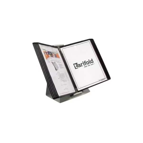 Document Desk Display Unit, 10 Black Pock, TARIFOLD, Mfr# D271