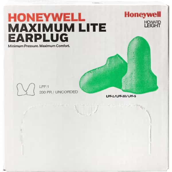 HowardLeig, Lpf-1 Max Lite Single-Use Earplugs, Cordless, 30nrr, Green, 200 Pairs