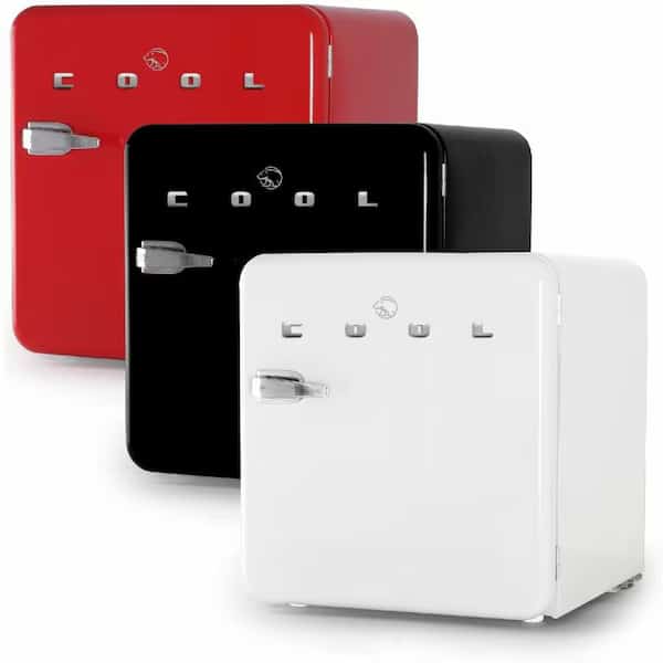Retro 1.6 cu. ft. Freestanding Mini Fridge with Freezer