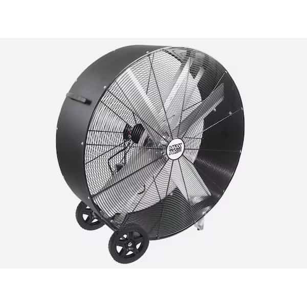High Velocity Industrial Fan, Floor Mount, 42 in Blade Dia, 120V, 5,800/10,000 cfm, Non-Oscillating