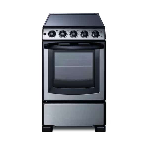 20" Wide Electric Smooth-Top Range