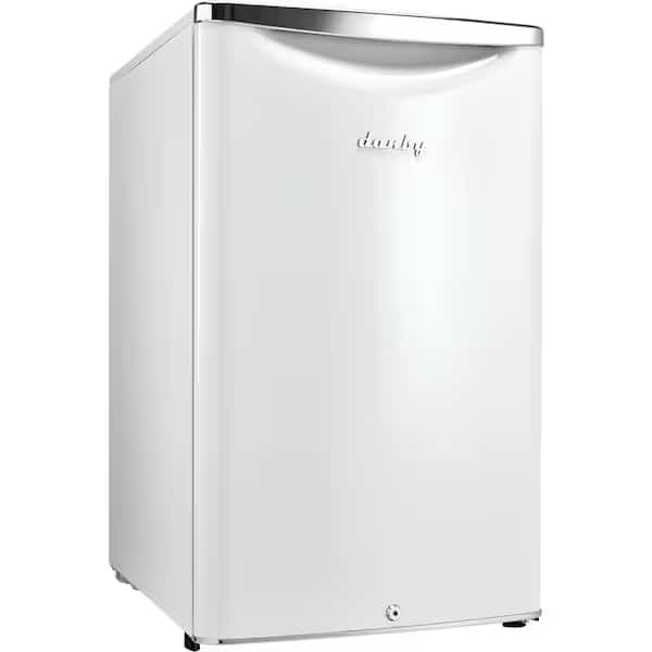 Danby Contemporary Classic Refrigerator, 4.4 Cu.Ft. Capacity, Pearl White