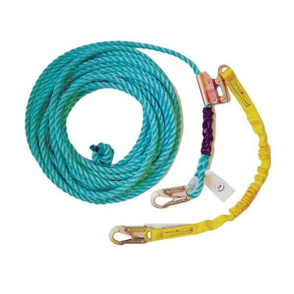 Qualcraft 01320-QC Vertical Lifeline, 50 ft L Line, Qual-Craft, Mfr#: 1320