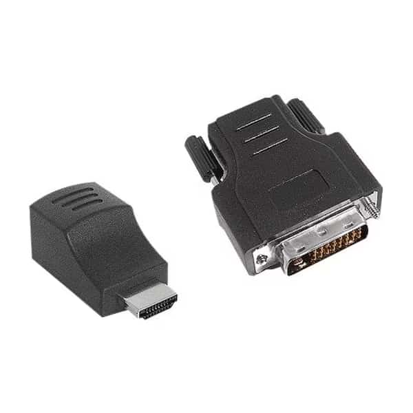 Dvi To Hdmi Over Cat5E Mini-Extender