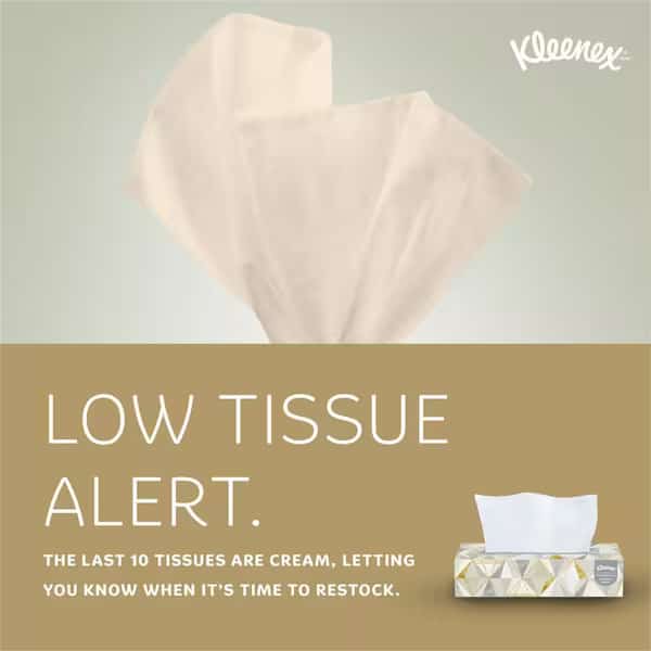 KimberlyClark Signal Facial Tissue, White, 125PK