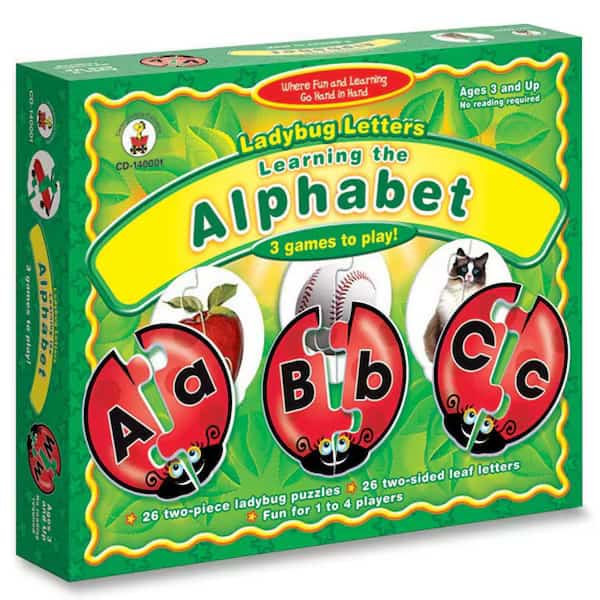 Ladybug Letters Puzzle Game