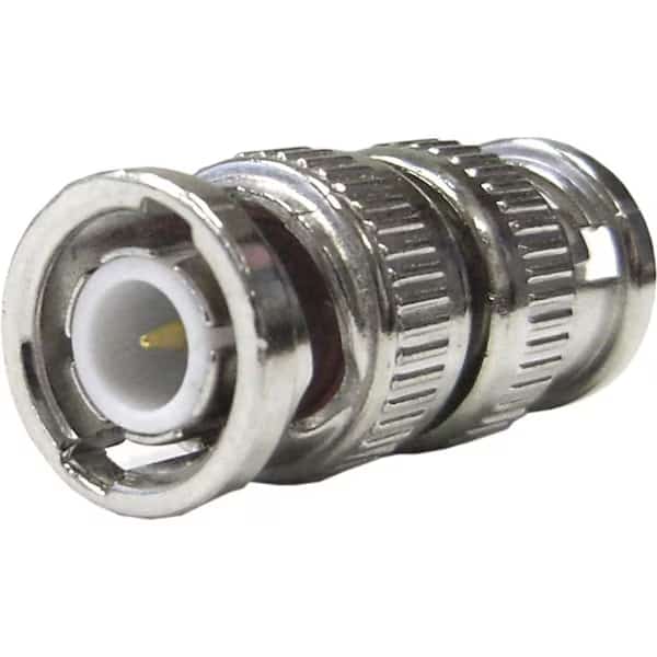 BNC Male to Male Barrel Connector Coupler - 50 Ohm
