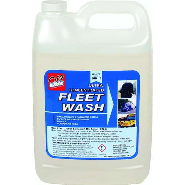 1 Gal. Fleet Wash Concentrate Bottle, Colorless, Bottle