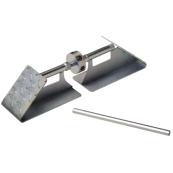 Placed On The Ground Between Tires, Standard Tire Lock, Silver, Extends From 15-1/4 Inch To 23-1