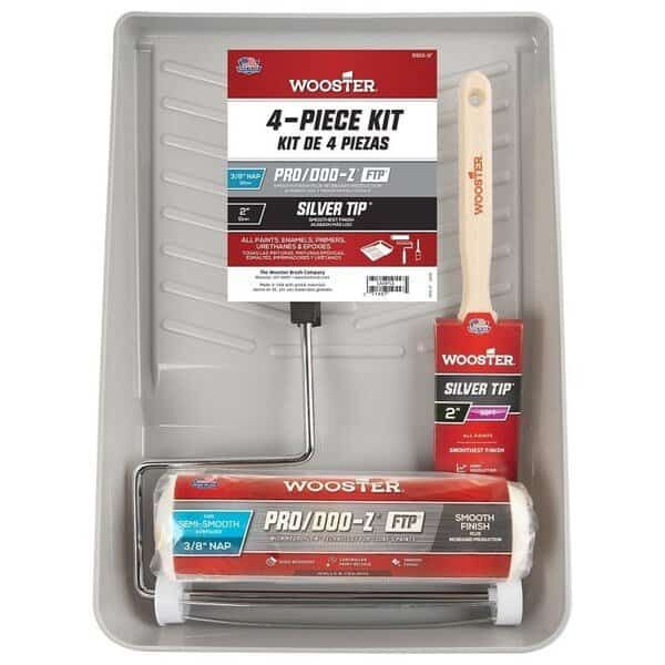 Roller Kit, SemiSmooth Surface, Polypropylene, 4Piece