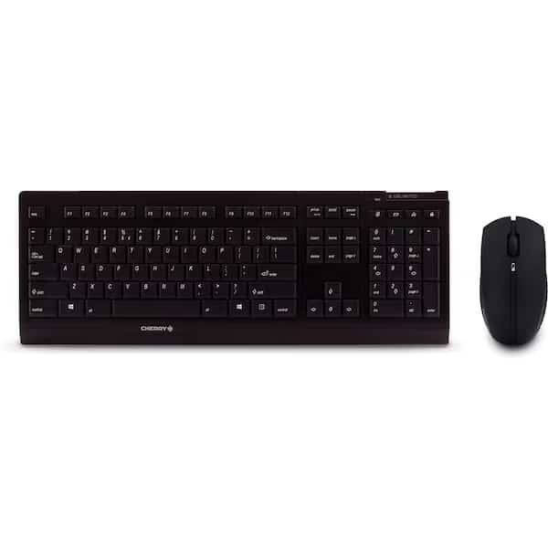 Wireless 104+4 Keys Black 128 Bit Aes En