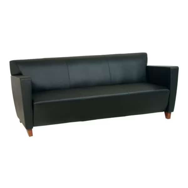 Sofa, 33-1/2" x 30-3/4", Upholstery Color: Black