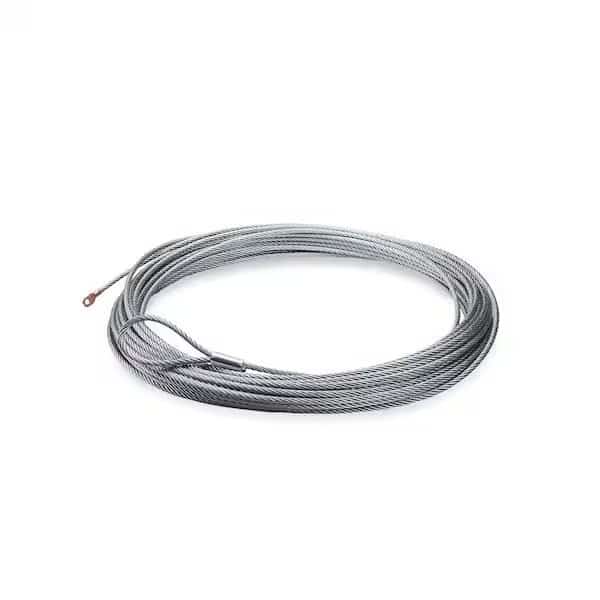 Winch Cable For Warn Zeon10 Winch; 3/8 In Diameter x 80 Foot Length; Galvanized Aircraft Wire