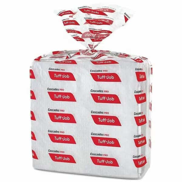 Cascades, Tuff-Job S300 Airlaid Wipers, 12 X 13, White, 16PK