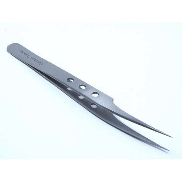 Watch Jewelery Repair Tweezers No 8 Fine Point Forceps Fenestrated Grip
