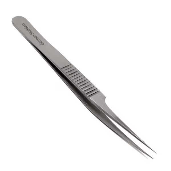 Watch Jewelery Repair Tweezers No 8 Fine Point Forceps Ridged Grip