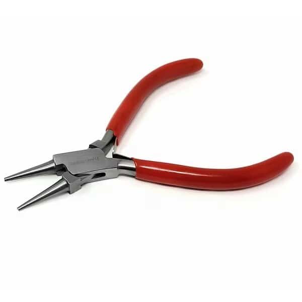 Jewelry Making Pliers Round Nose Professional Repair Stainless Steel Tool with Cushion Grip