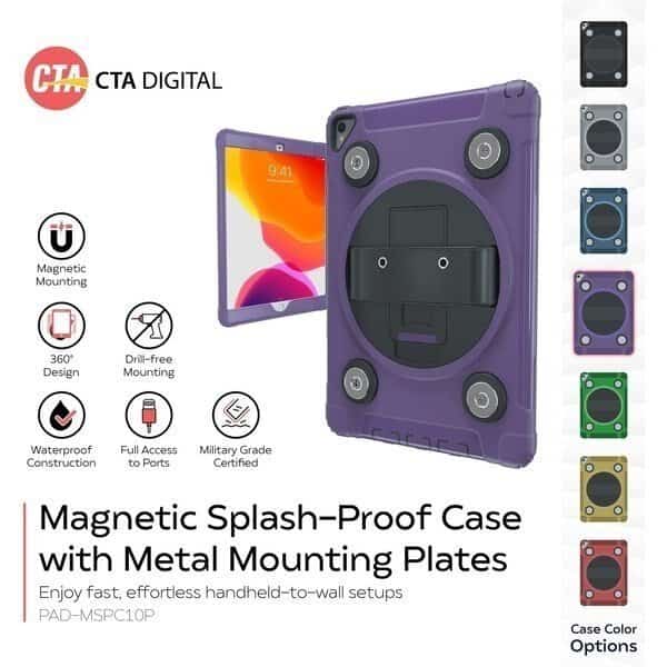 Cta Magnetic Splash-Proof Case, PAD-MSPC10P