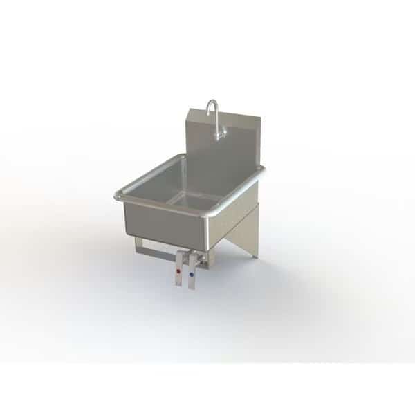 Heavy Duty NSF Lab Sink W/ Faucet And Knee Control