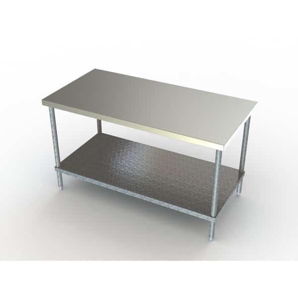 Delux Work Table, 48"W X 30"D X 35"H, W/ Adjustable Undershelf