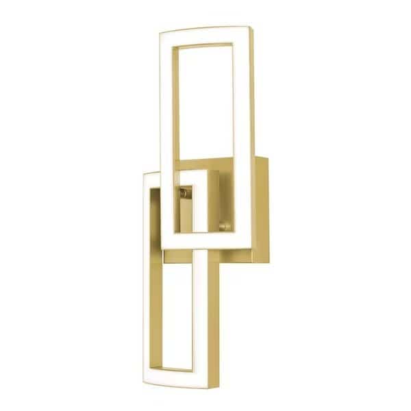 Sia 17 in. LED Sconce - Gold