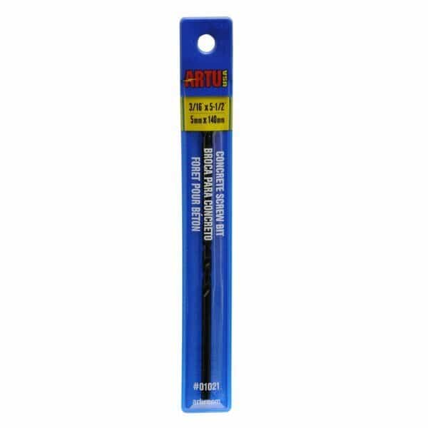 Concrete Screw Drill Bit, 3/16" x 5-1/2"