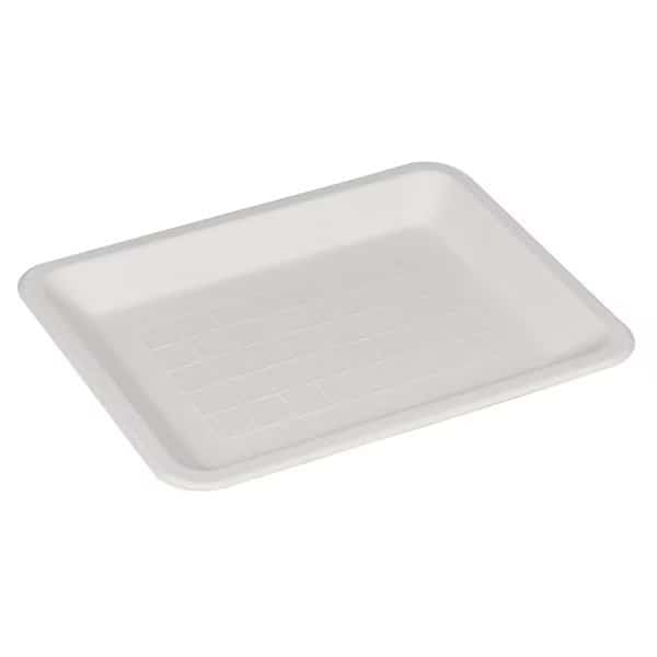Plates, Rectangular, Eco-Friendly Sugar/ Cane Bagasse, 6" x 8"