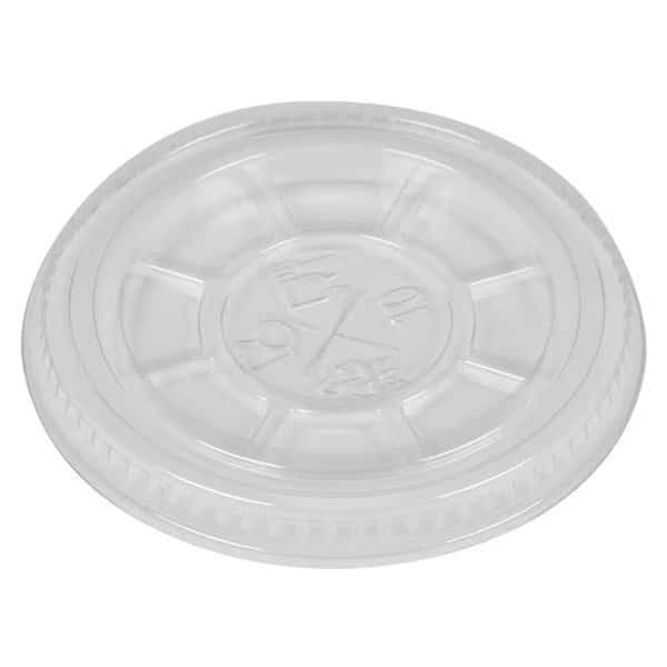 Lids, X-Slot, for Cold Cups, 3" Diameter, Clear, PET  (Fits Cold Cups #131645, 131646), Abena, Mfr#: 131648