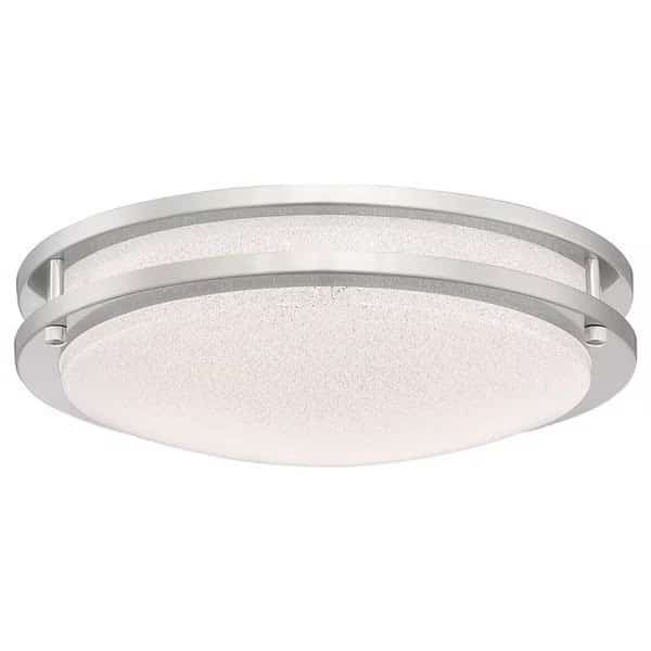 Sparc, LED Flush Mount, Chrome Finish, Starry Acrylic Acrylic